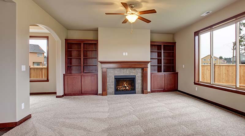 clean living room
